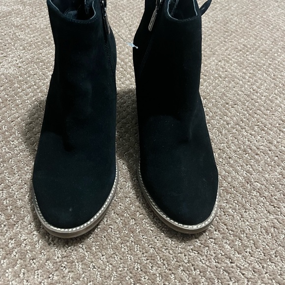 NWT black suede booties. Waterproof! - Picture 4 of 4